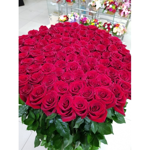 Купить букет из 101 розы в Хабаровске