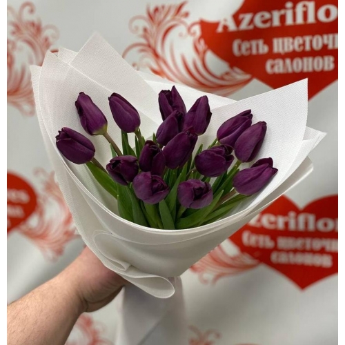 Купить букет из 15 тюльпанов с доставкой в Хабаровске